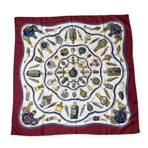 Hermès Qu'importe le Flacon Perfume Bottle Silk Square Scarf